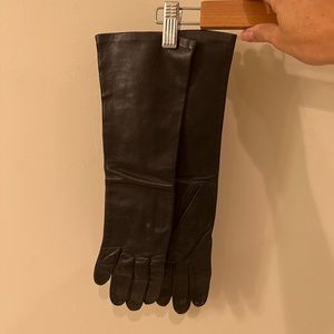 Vintage | Long Leather Gloves